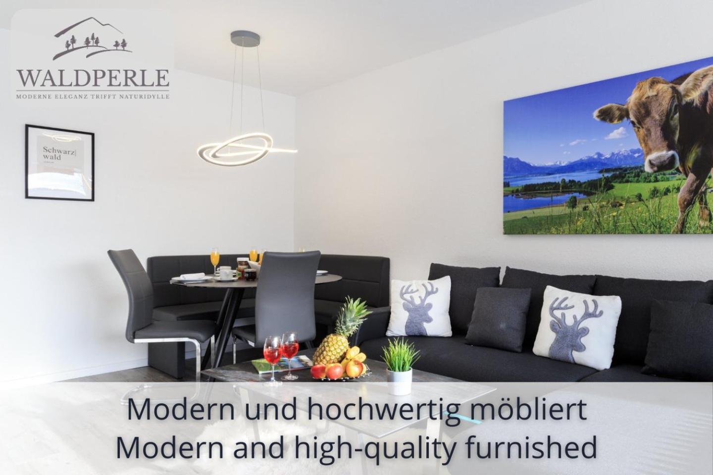 Auszeit Apartment Bellevue: Schwarzwald Panorama with Indoor Pool and Sauna Schonach im Schwarzwald Exterior photo